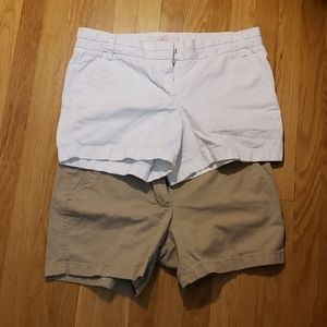 Lot of 2 pairs of J. Crew Chino Shorts
